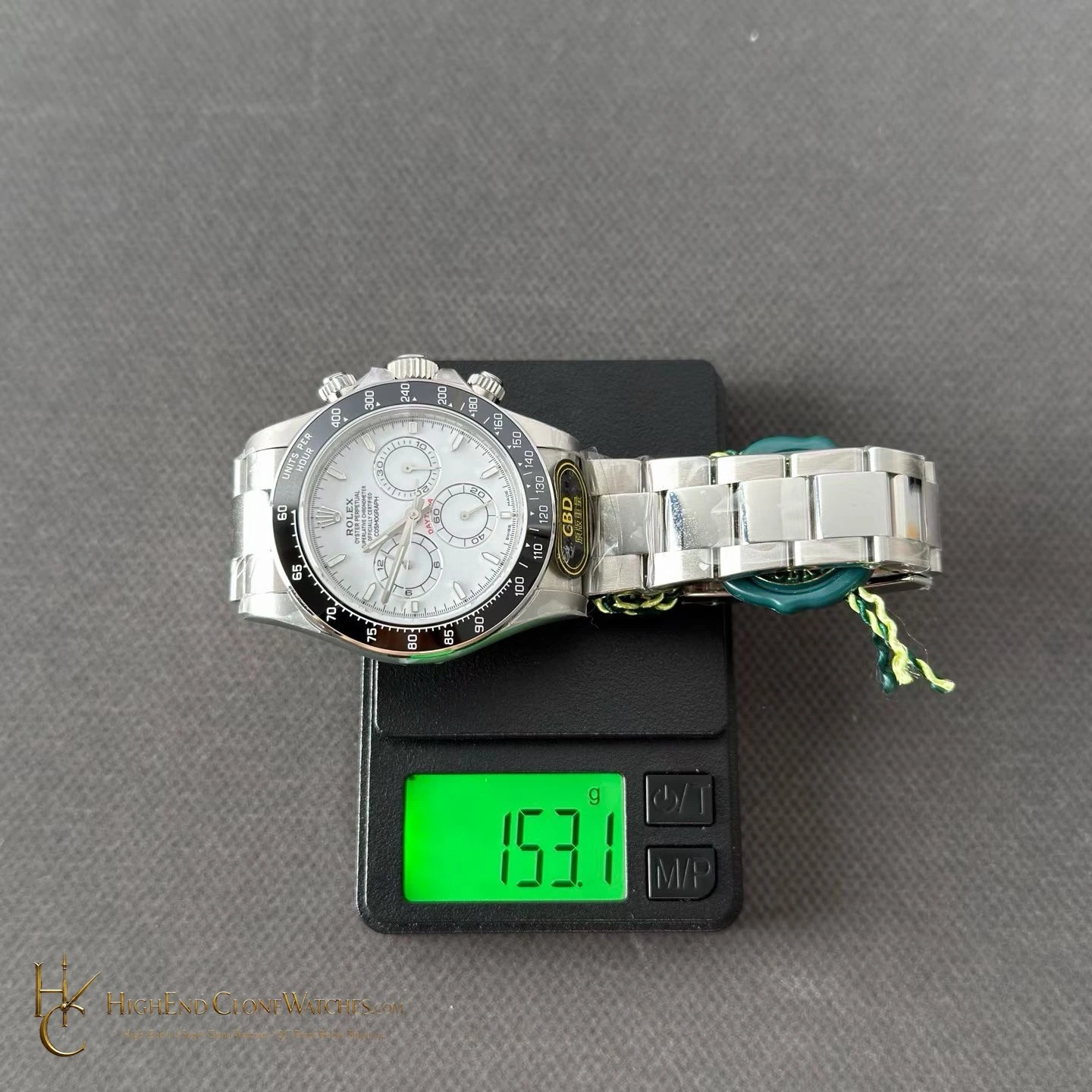 Rolex Daytona 126502-0001 caseback view super clone watch