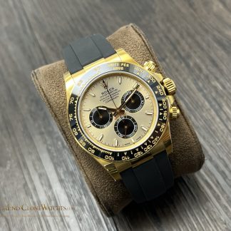 Rolex Daytona 126518LN angled dial view super clone watch