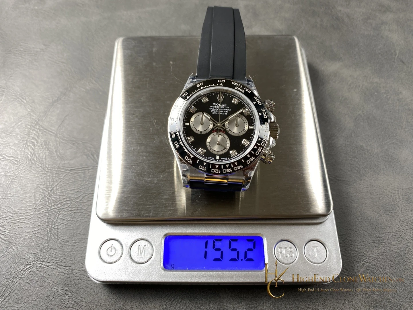 Rolex Daytona 126519LN-0004 dial and marker detail super clone watch