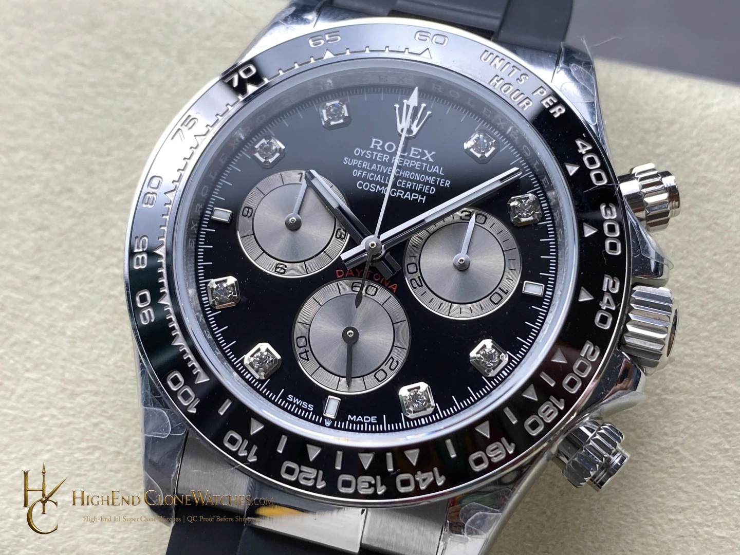 Rolex Daytona 126519LN-0004 side case profile super clone watch