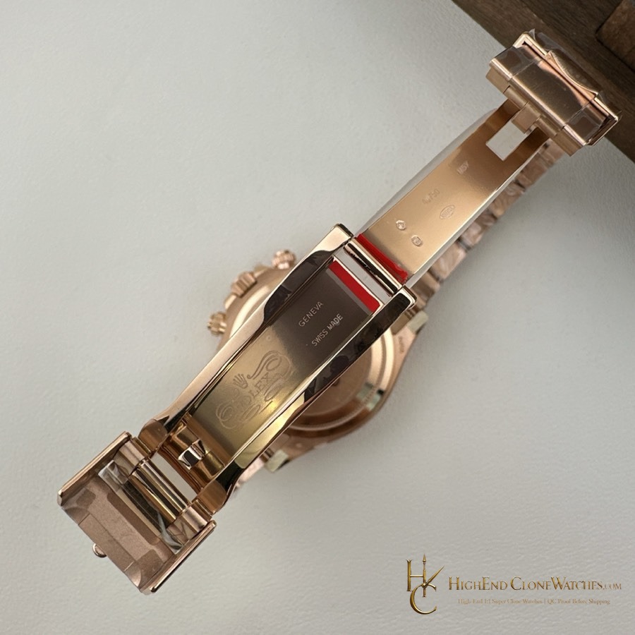 Rolex Daytona M126505-0005 buckle or clasp detail super clone watch