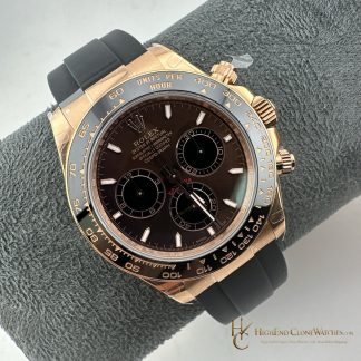 Rolex Daytona 126515LN angled dial view super clone watch