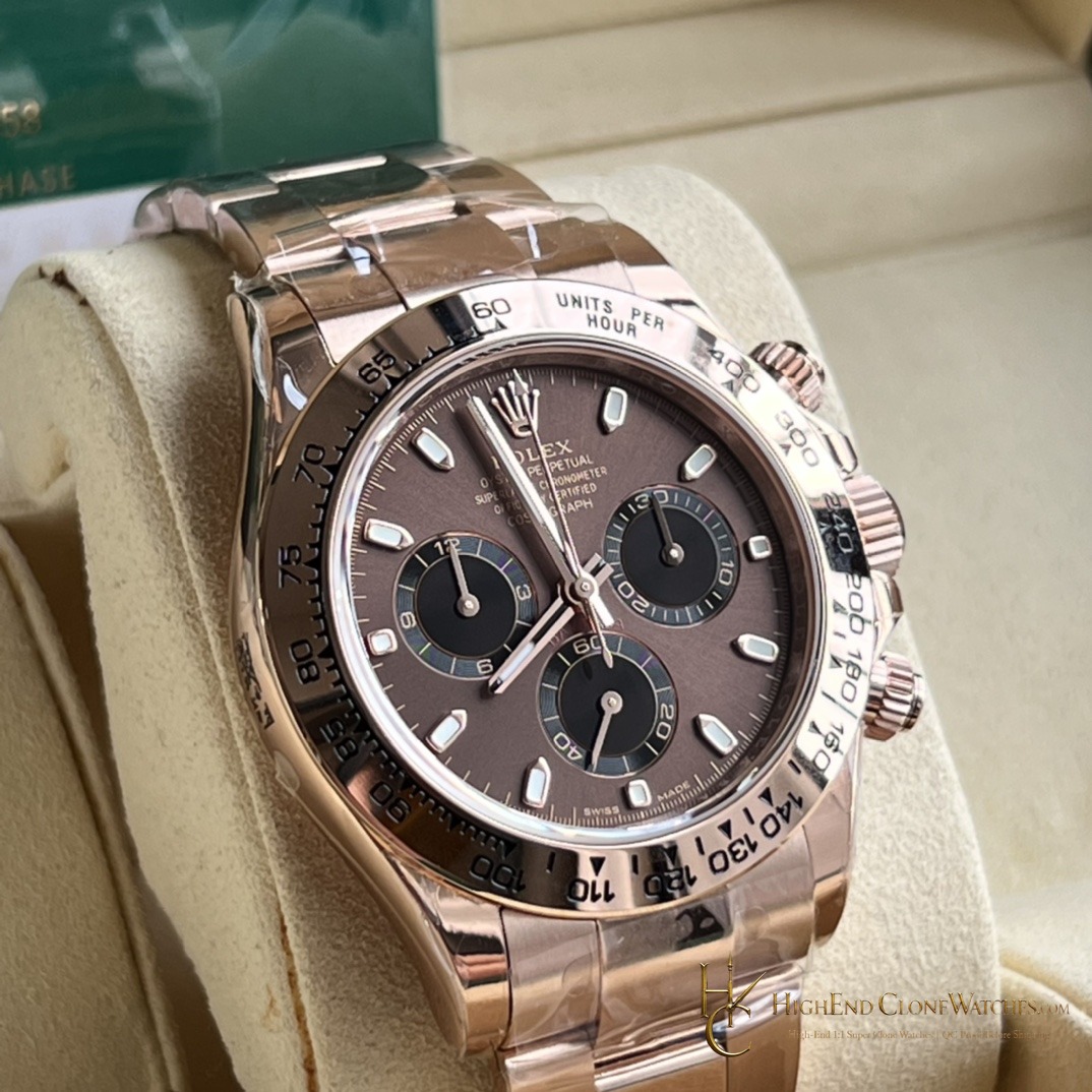 Rolex Daytona m116505-0013 dial and marker detail super clone watch