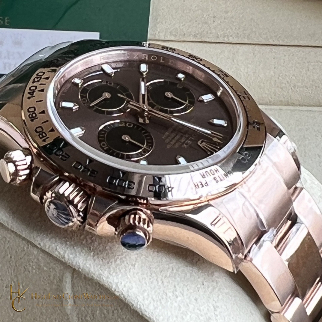 Rolex Daytona m116505-0013 side case profile super clone watch