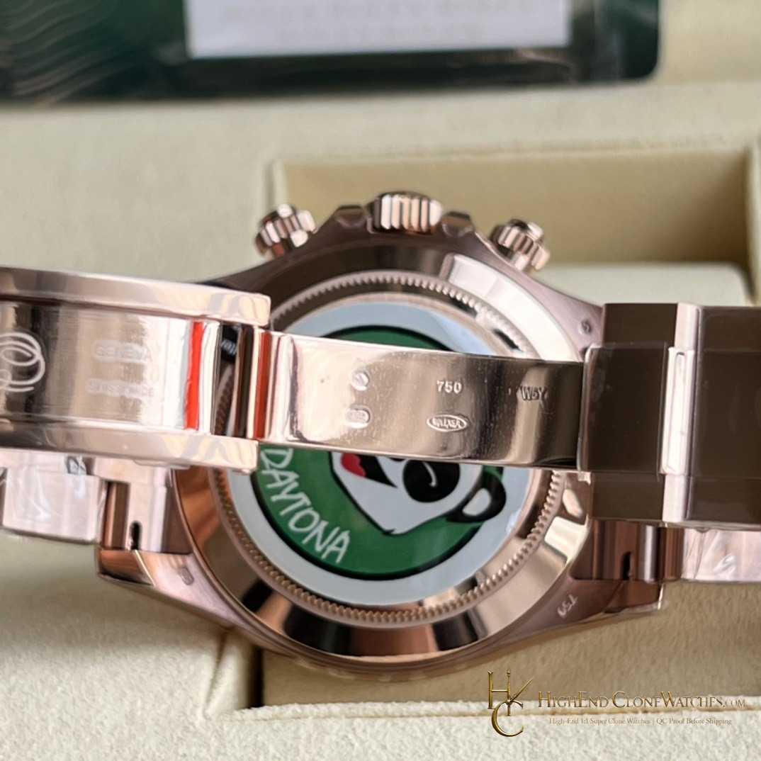 Rolex Daytona m116505-0013 buckle or clasp detail super clone watch