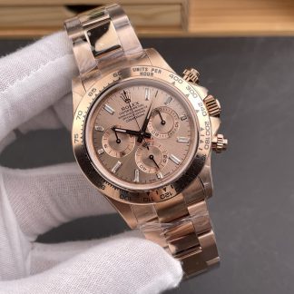 Rolex Daytona M116505-0017 angled dial view super clone watch