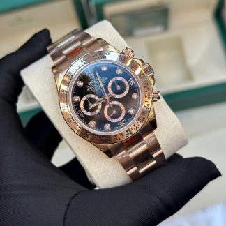 Rolex Daytona 116505-0015 angled dial view super clone watch