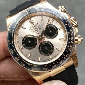 Rolex Daytona 126515LN-0006 angled dial view super clone watch