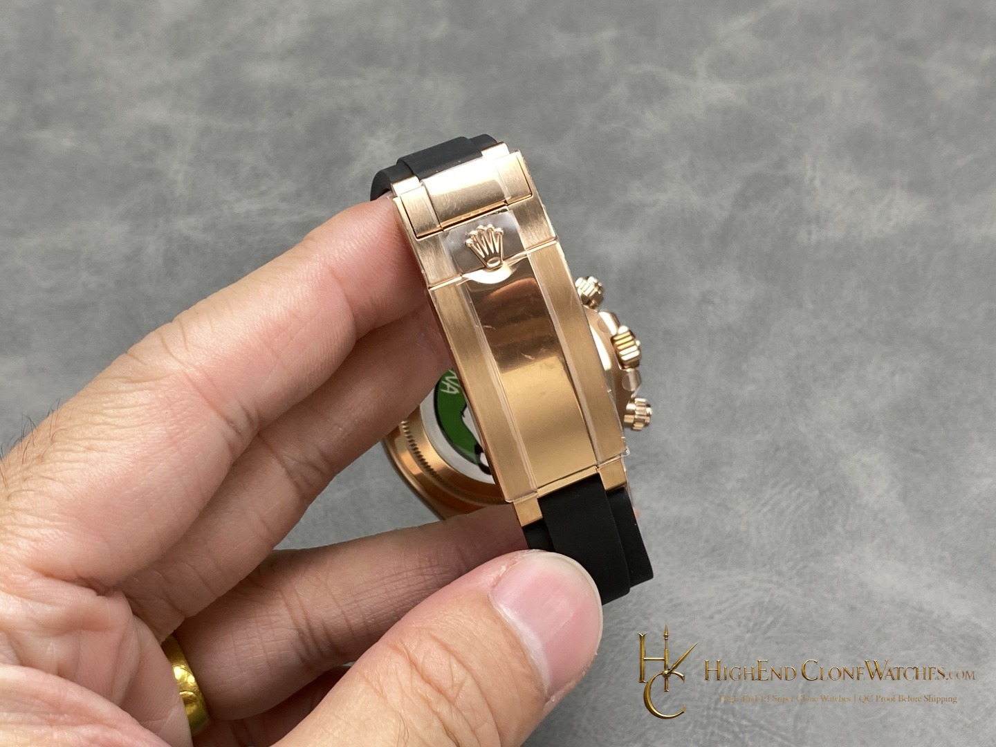Rolex Daytona 126515LN-0006 buckle or clasp detail super clone watch