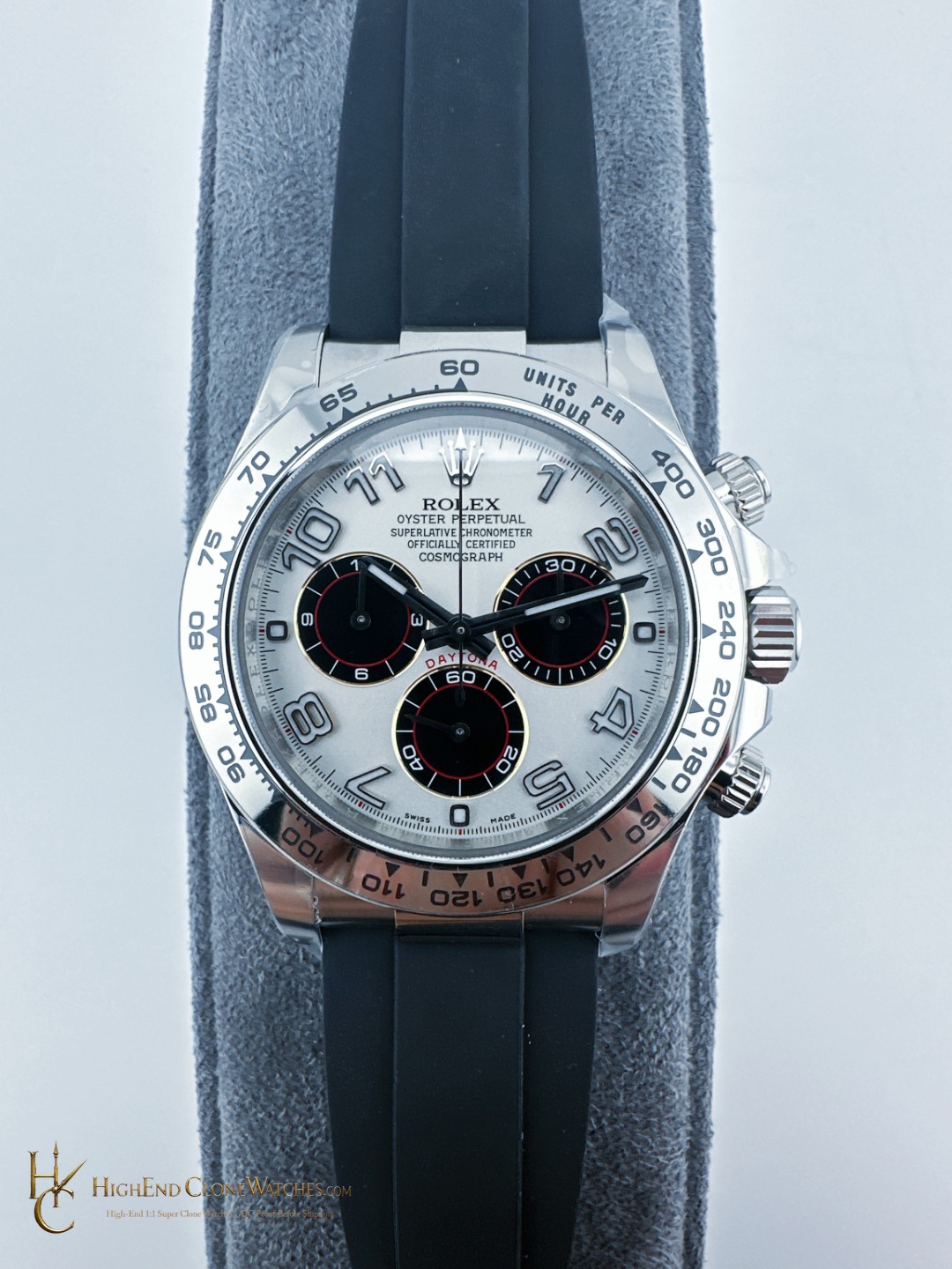 Rolex Daytona 116519-4130 front view super clone watch
