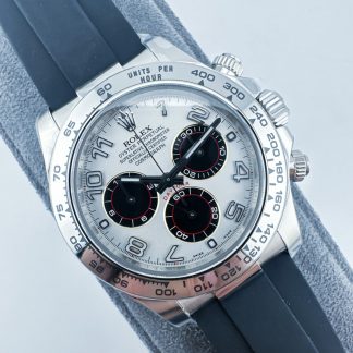 Rolex Daytona 116519-4130 angled dial view super clone watch