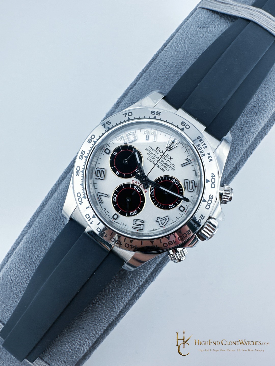 Rolex Daytona 116519-4130 side case profile super clone watch