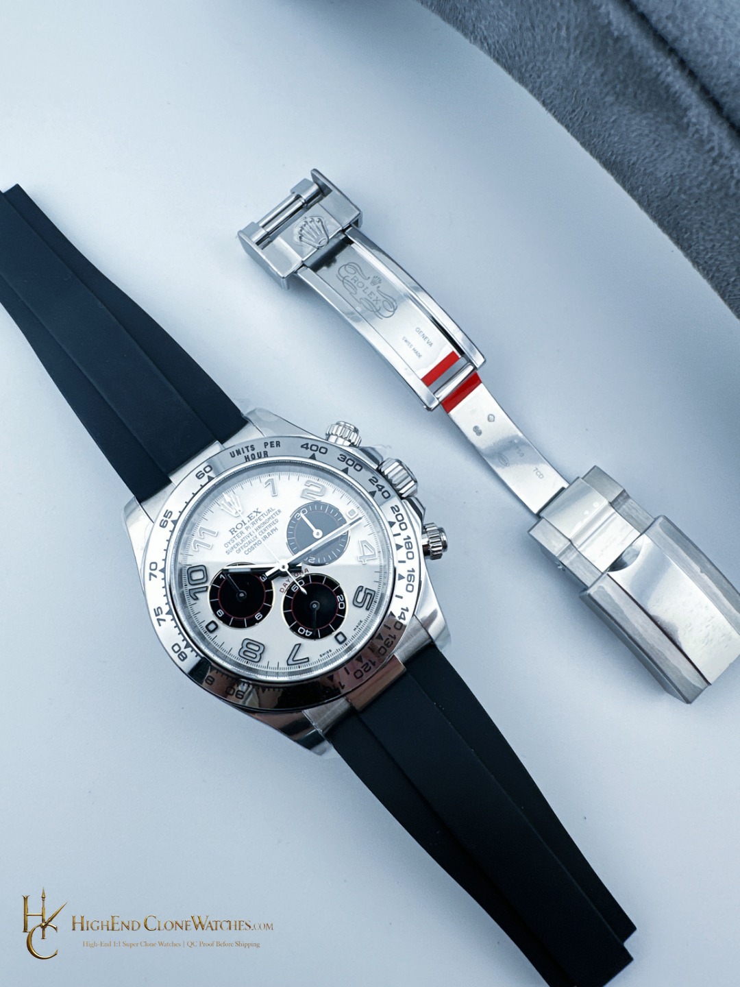 Rolex Daytona 116519-4130 caseback view super clone watch