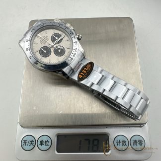 Rolex Daytona M126509-0003 angled dial view super clone watch