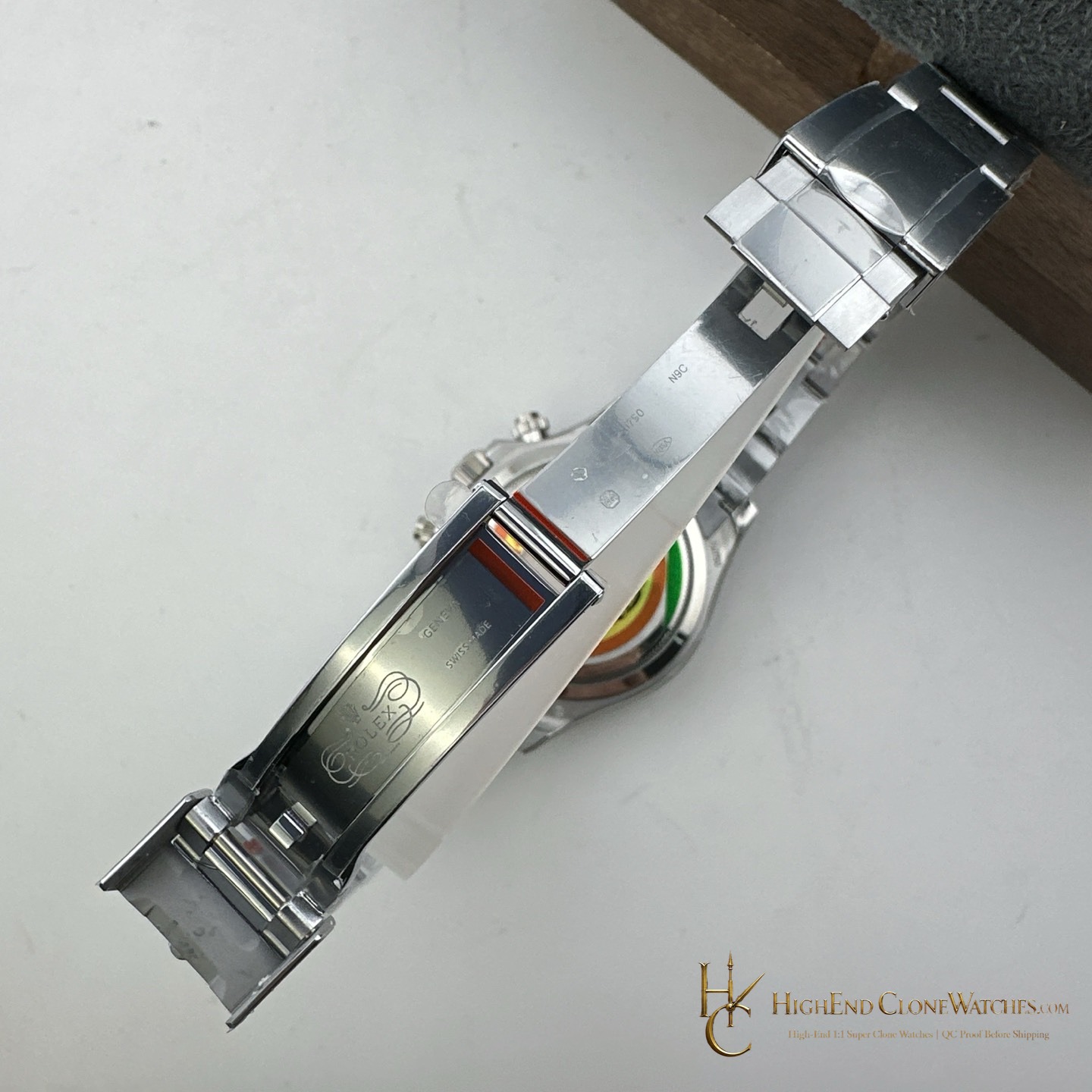 Rolex Daytona M126509-0003 caseback view super clone watch