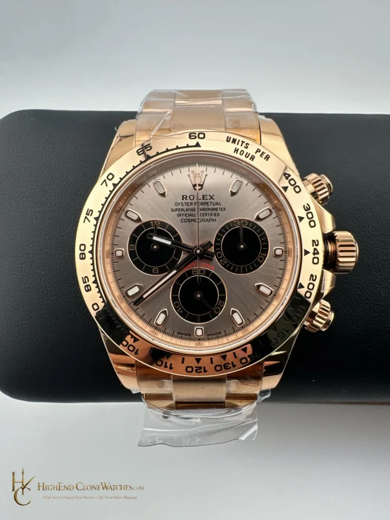 Rolex Daytona m116505-0016 front view super clone watch