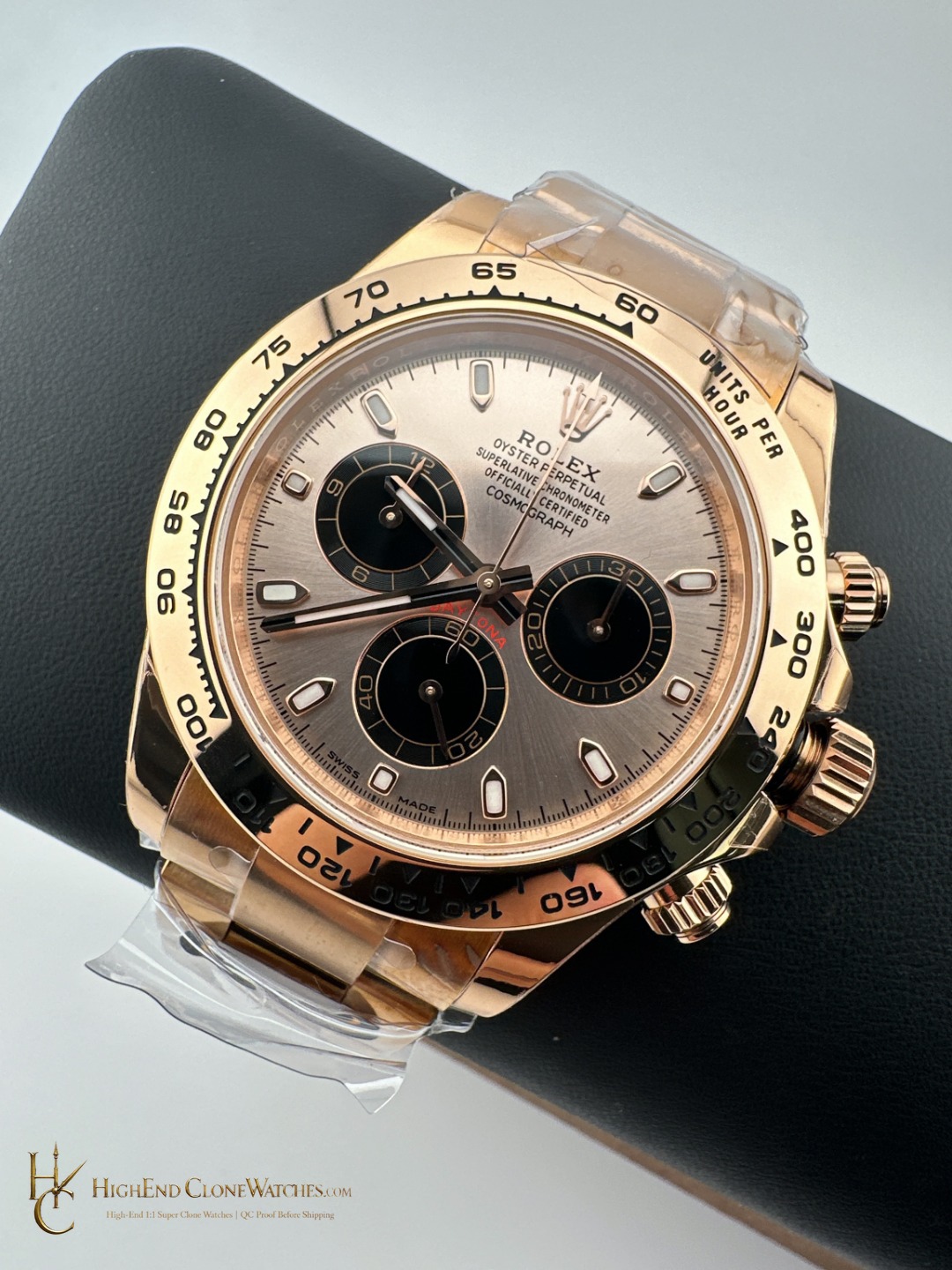 Rolex Daytona m116505-0016 dial and marker detail super clone watch