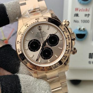 Rolex Daytona 126505-0003 angled dial view super clone watch