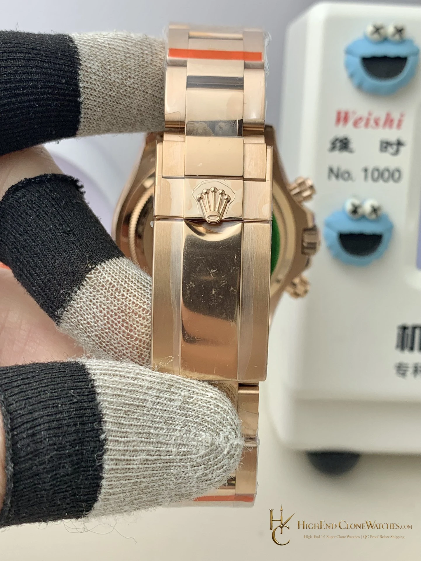 Rolex Daytona 126505-0003 side case profile super clone watch