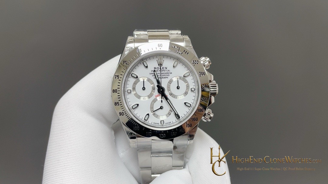 Rolex Daytona 116520-78590 front view super clone watch