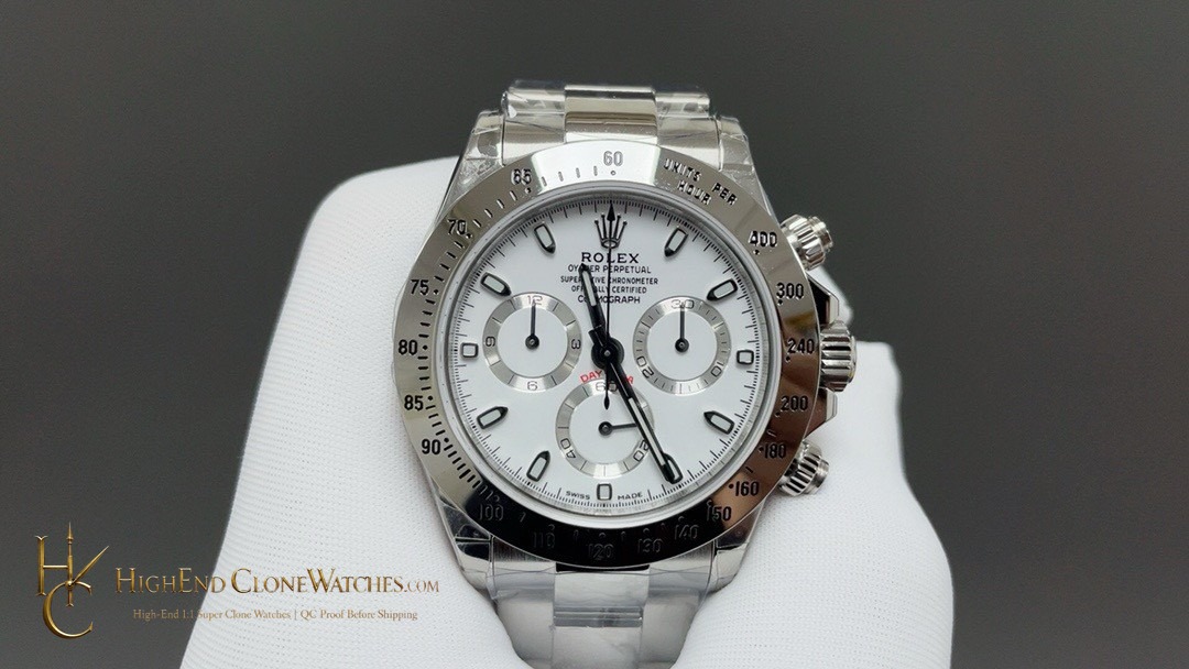 Rolex Daytona 116520-78590 dial and marker detail super clone watch