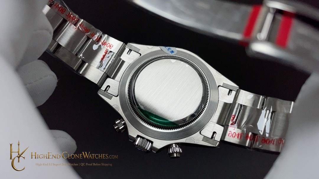 Rolex Daytona 116520-78590 crown and case detail super clone watch