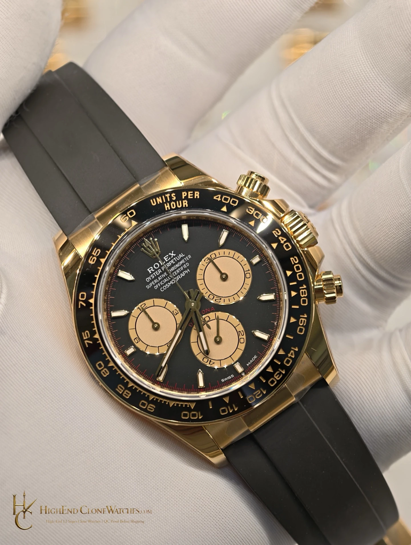 Rolex Daytona 126518LN-0004 dial and marker detail super clone watch