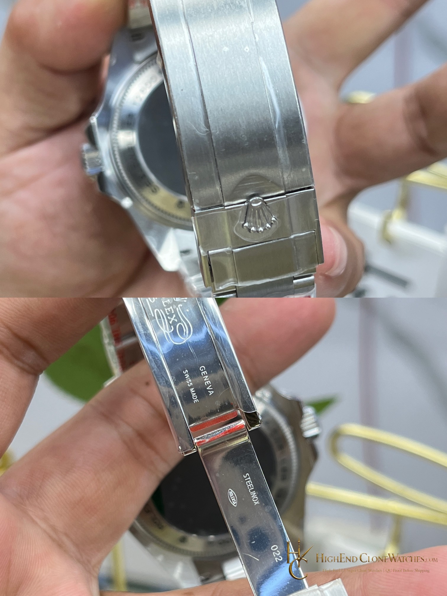 Rolex Deepsea Sea-Dweller 126660 D-Blue buckle or clasp detail super clone watch