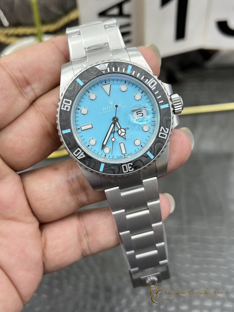 Rolex Submariner DIW Custom angled dial view super clone watch