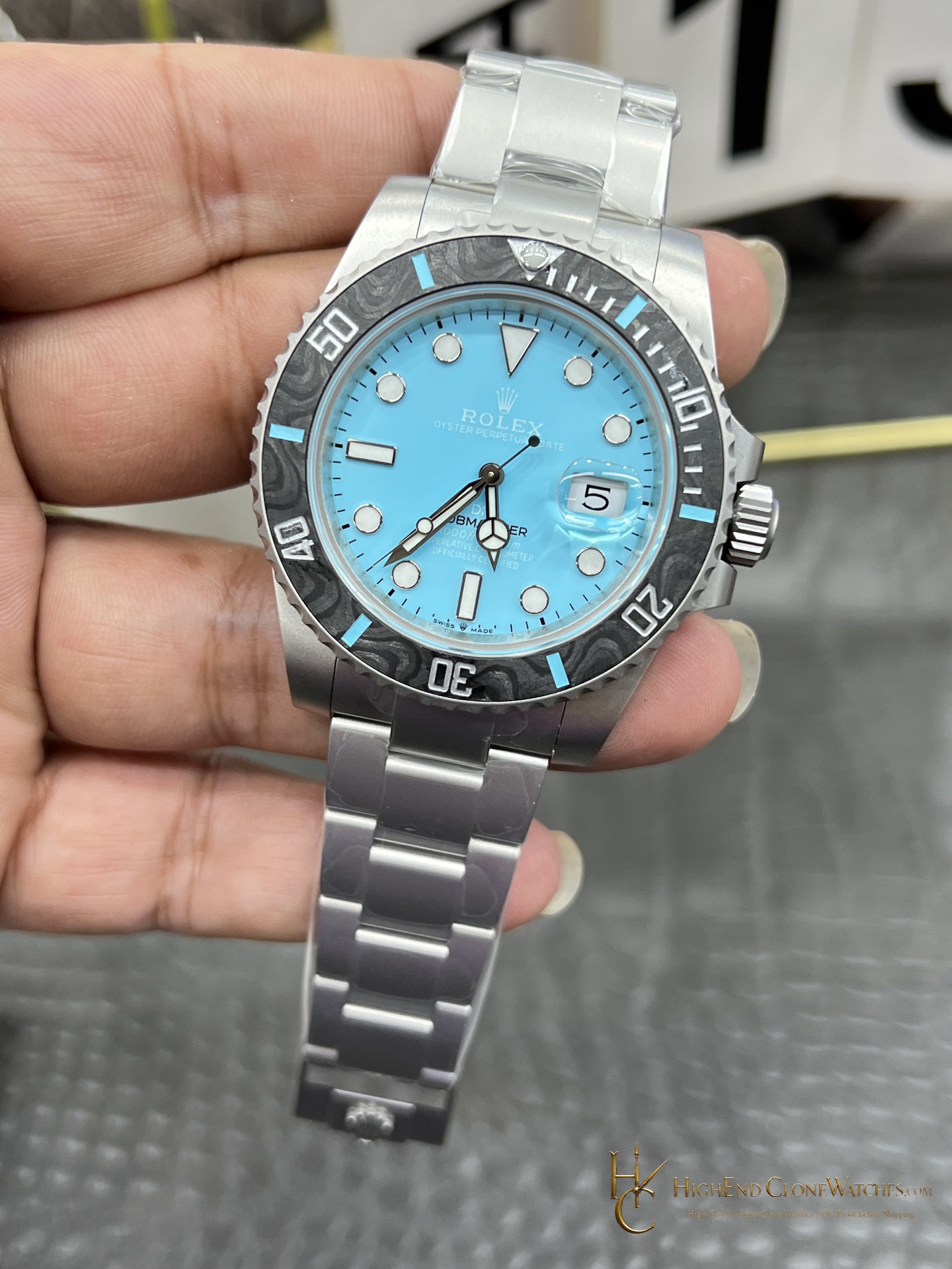 Rolex Submariner DIW Custom dial and marker detail super clone watch