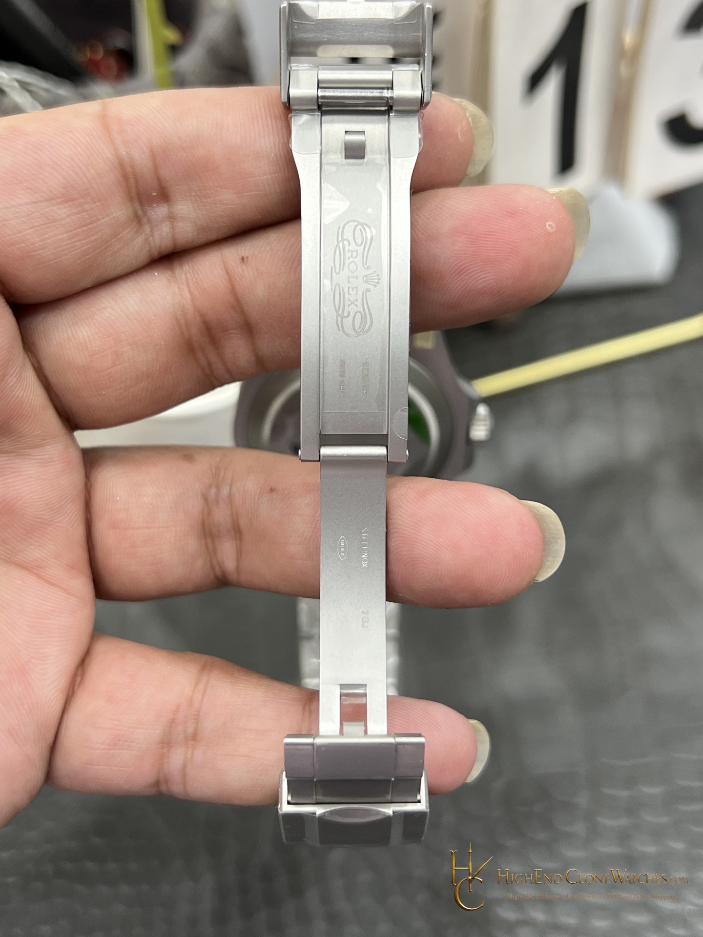 Rolex Submariner DIW Custom buckle or clasp detail super clone watch