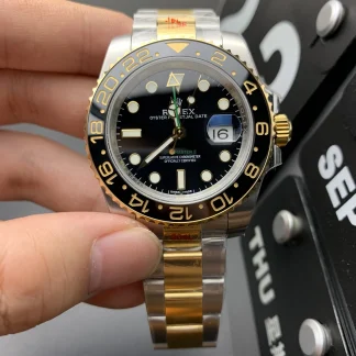 Rolex GMT-Master II 116713-LN front view super clone watch