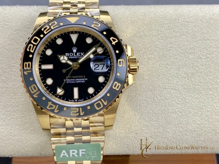 Rolex GMT-Master II 126718GRNR front view super clone watch