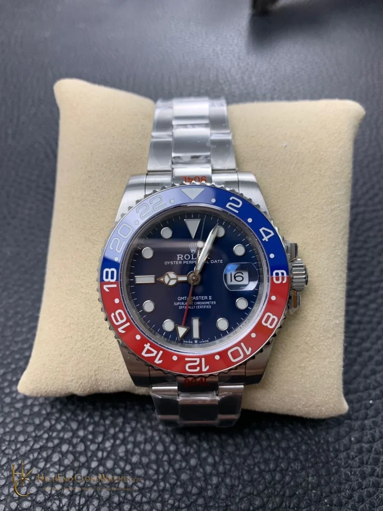 Rolex GMT-Master II 126719BLRO front view super clone watch