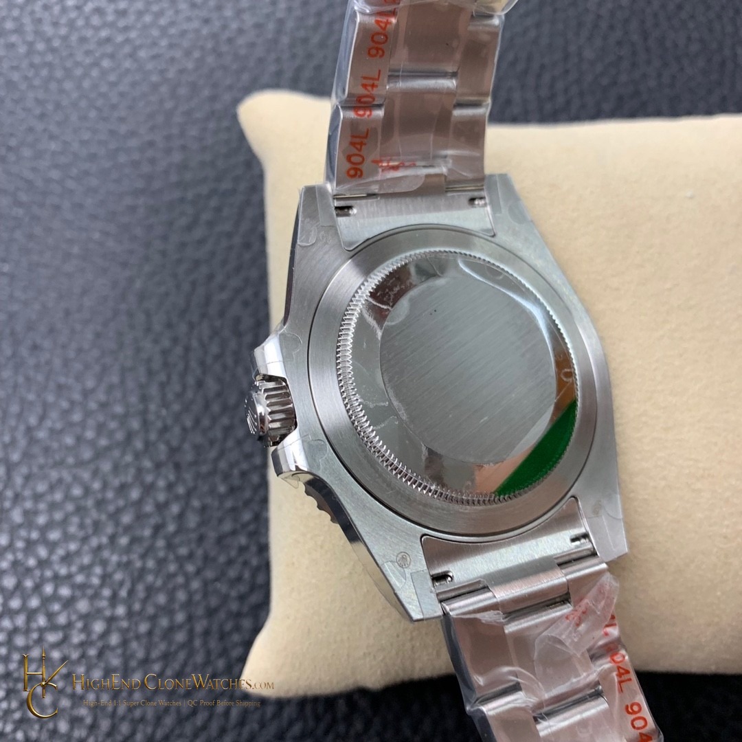 Rolex GMT-Master II 126719BLRO crown and case detail super clone watch