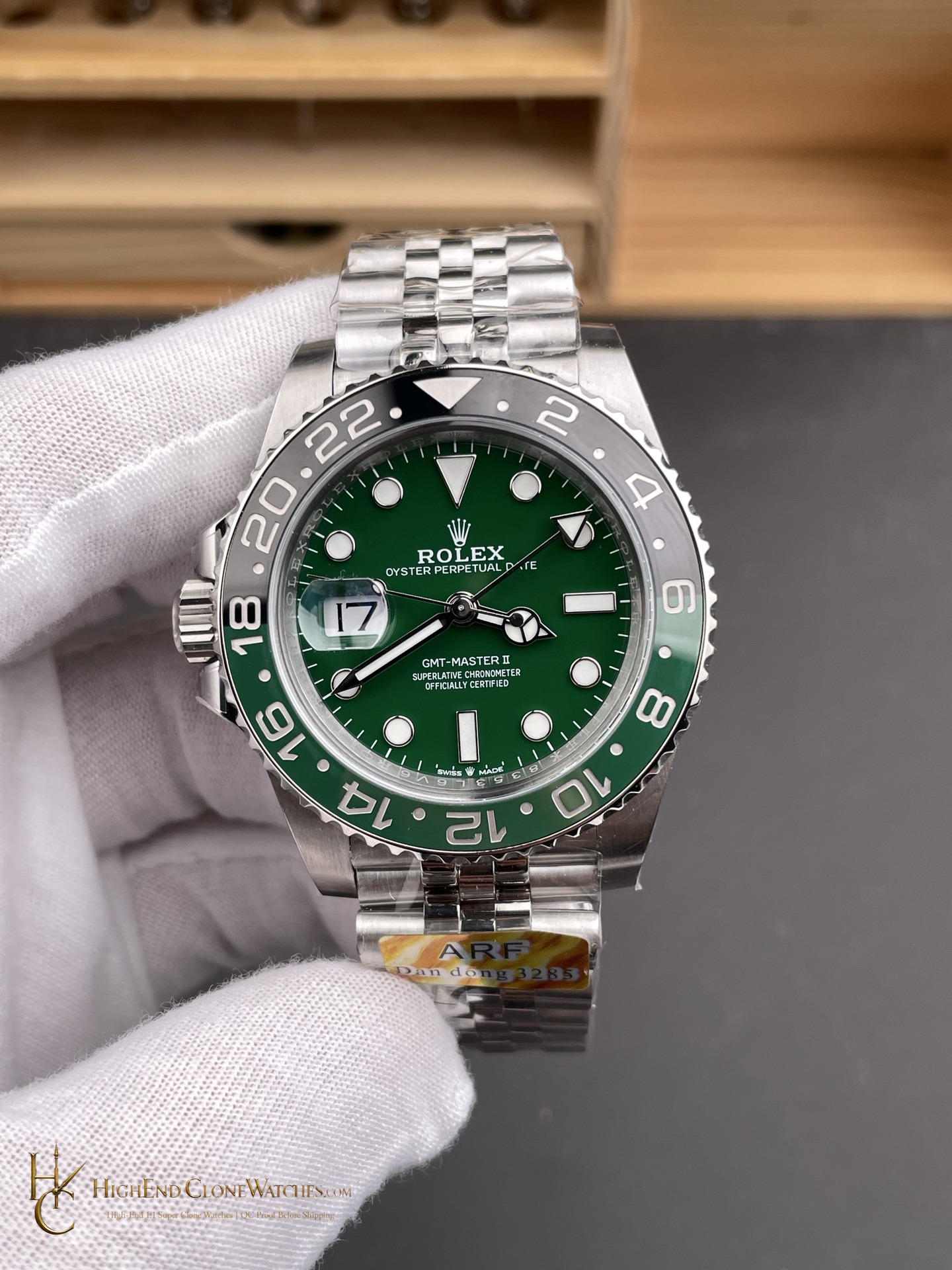 Rolex GMT-Master II M126729VTNR front view super clone watch