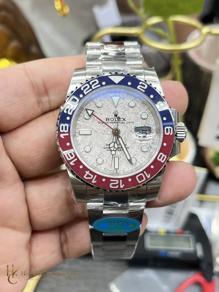 Rolex GMT-Master II 126719BLRO front view super clone watch