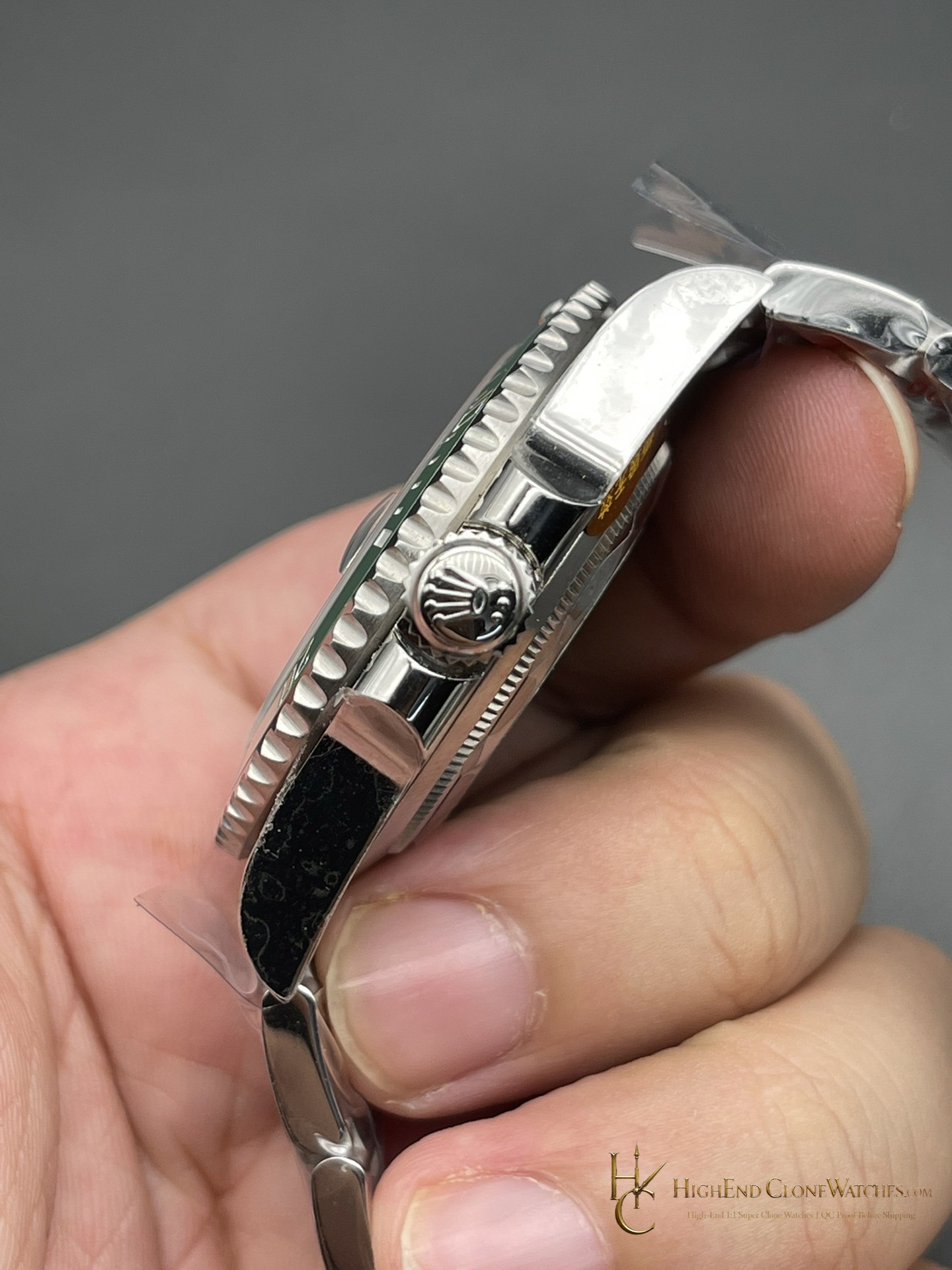 Rolex Submariner 116610LV side case profile super clone watch