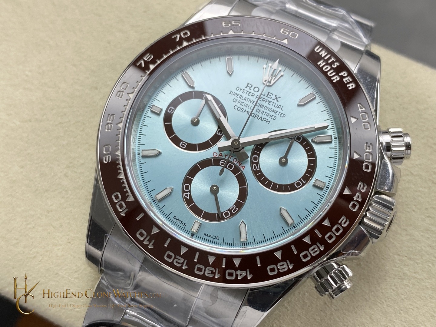 Rolex Daytona M126506-0001 dial and marker detail super clone watch