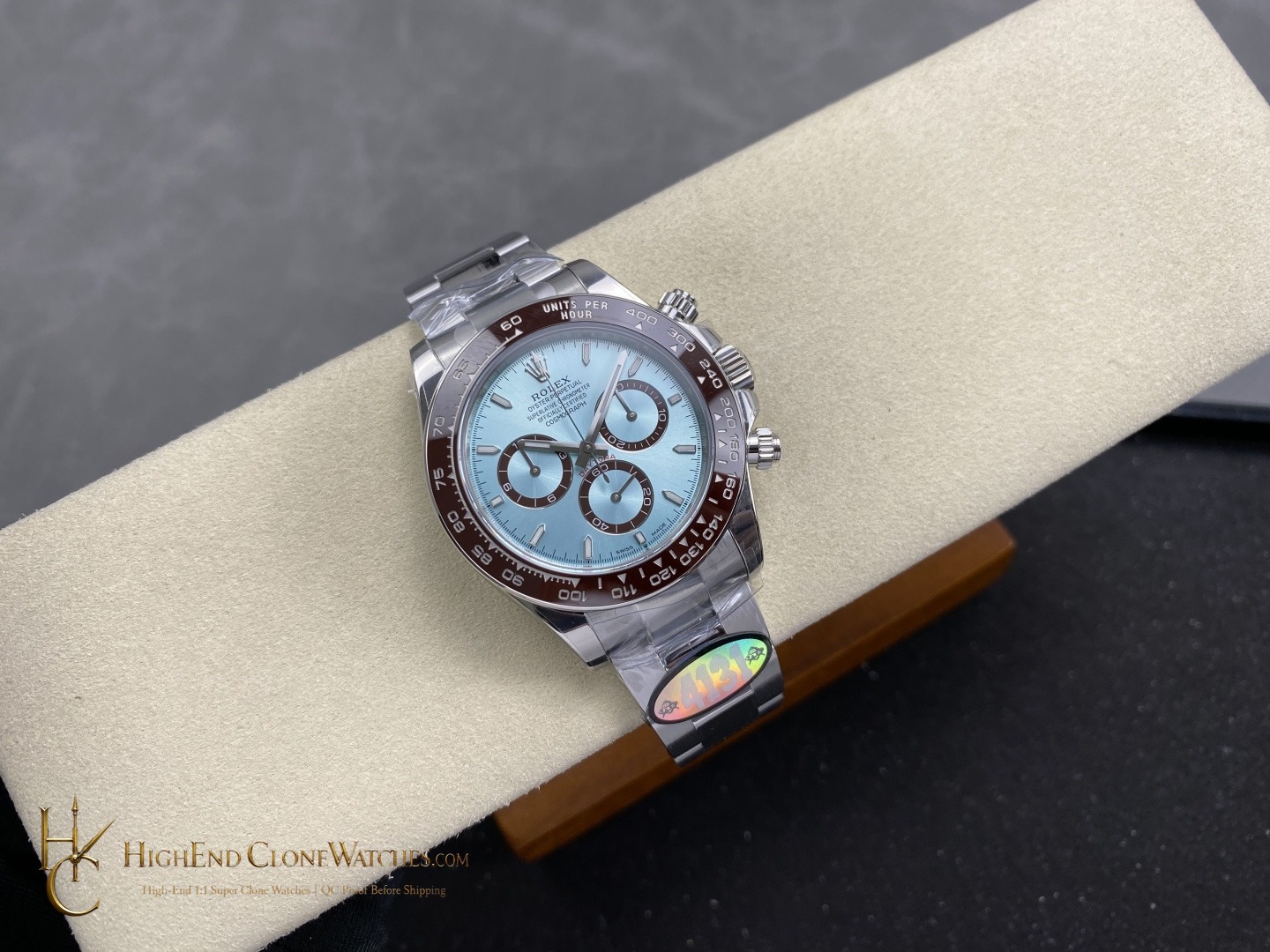 Rolex Daytona M126506-0001 bezel detail super clone watch