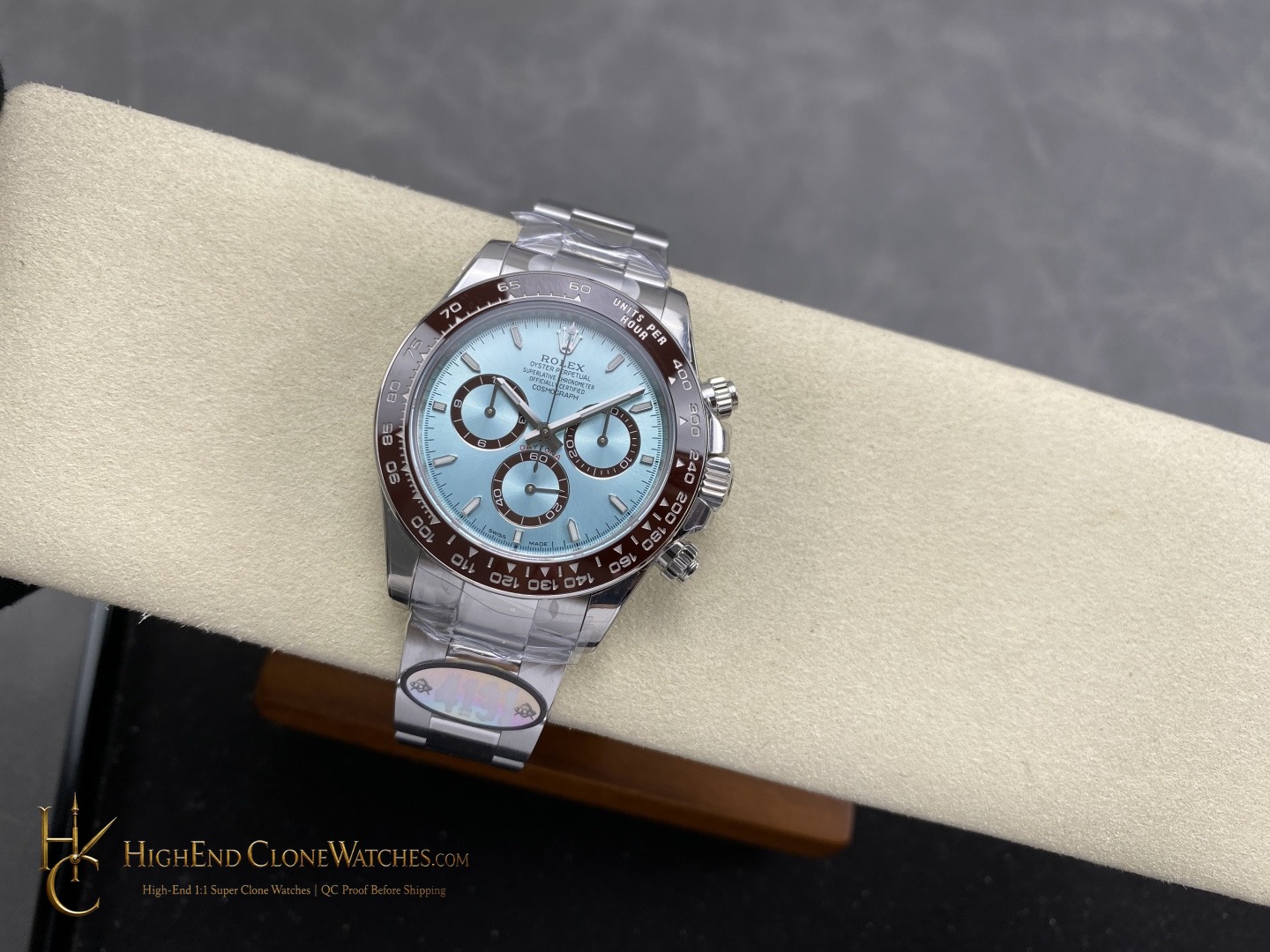 Rolex Daytona M126506-0001 side case profile super clone watch