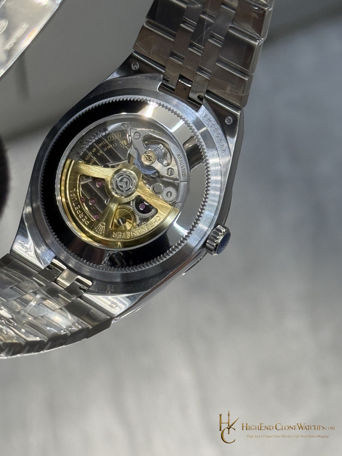Rolex Land-Dweller 127334 display caseback super clone watch