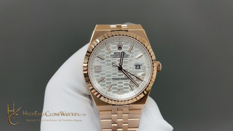 Rolex Land-Dweller front view super clone watch