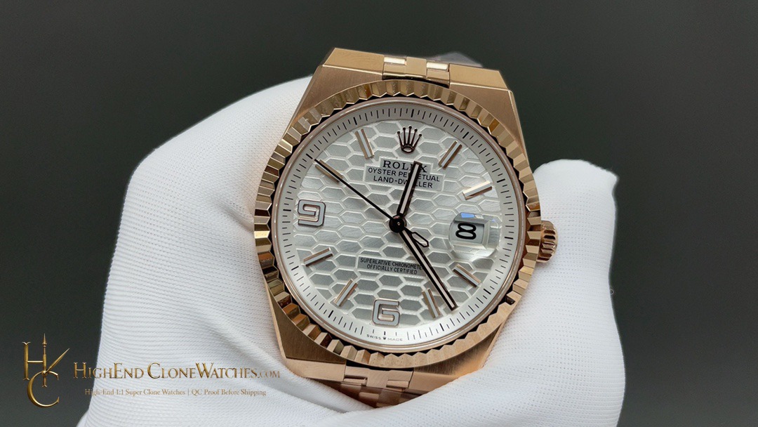 Rolex Land-Dweller dial and marker detail super clone watch