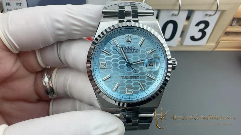 Rolex M127336-0001 Land-Dweller front view super clone watch