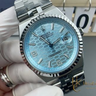 Rolex M127336-0001 Land-Dweller angled dial view super clone watch
