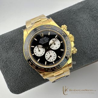 Rolex Daytona 126528 angled dial view super clone watch