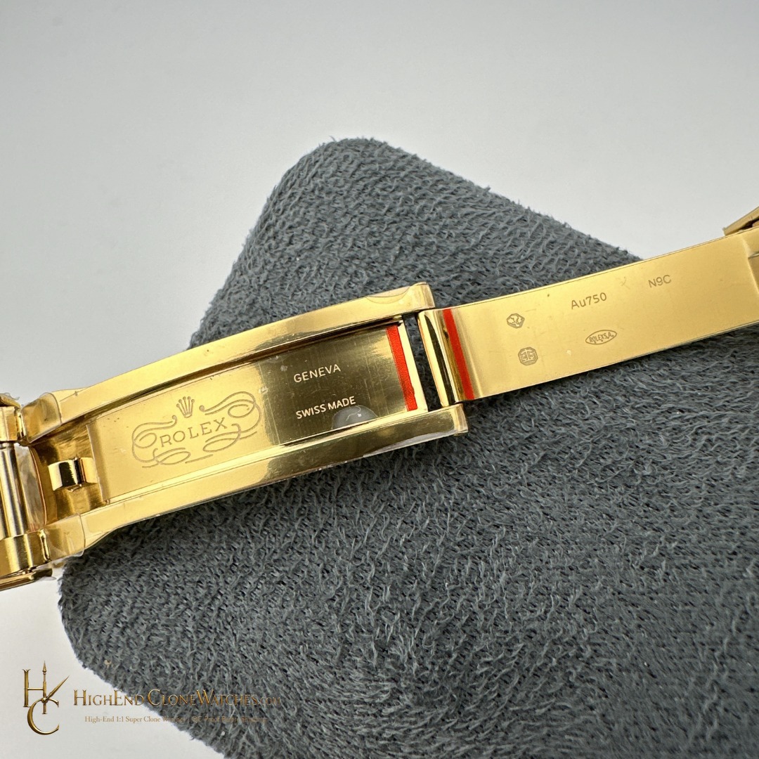 Rolex Daytona 126528 caseback view super clone watch