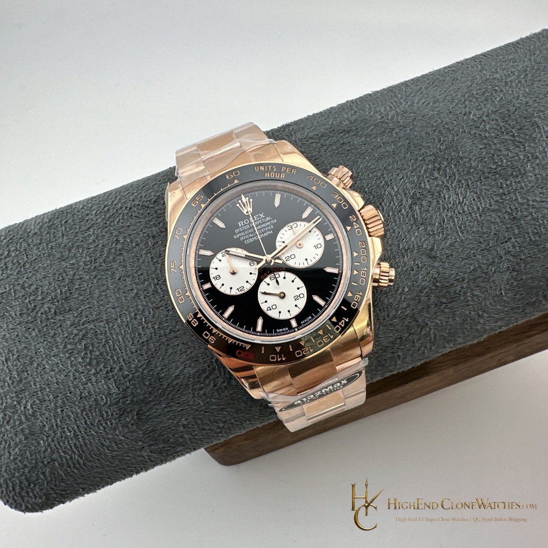Rolex Daytona bezel detail super clone watch