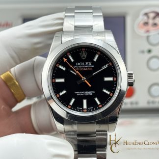 Rolex Milgauss 116400-0001 front view super clone watch
